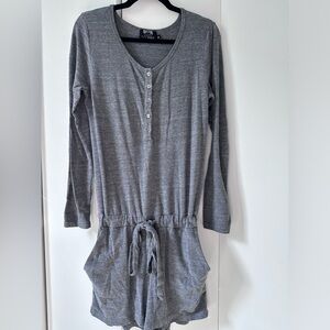 Nation for intermix grey cotton romper